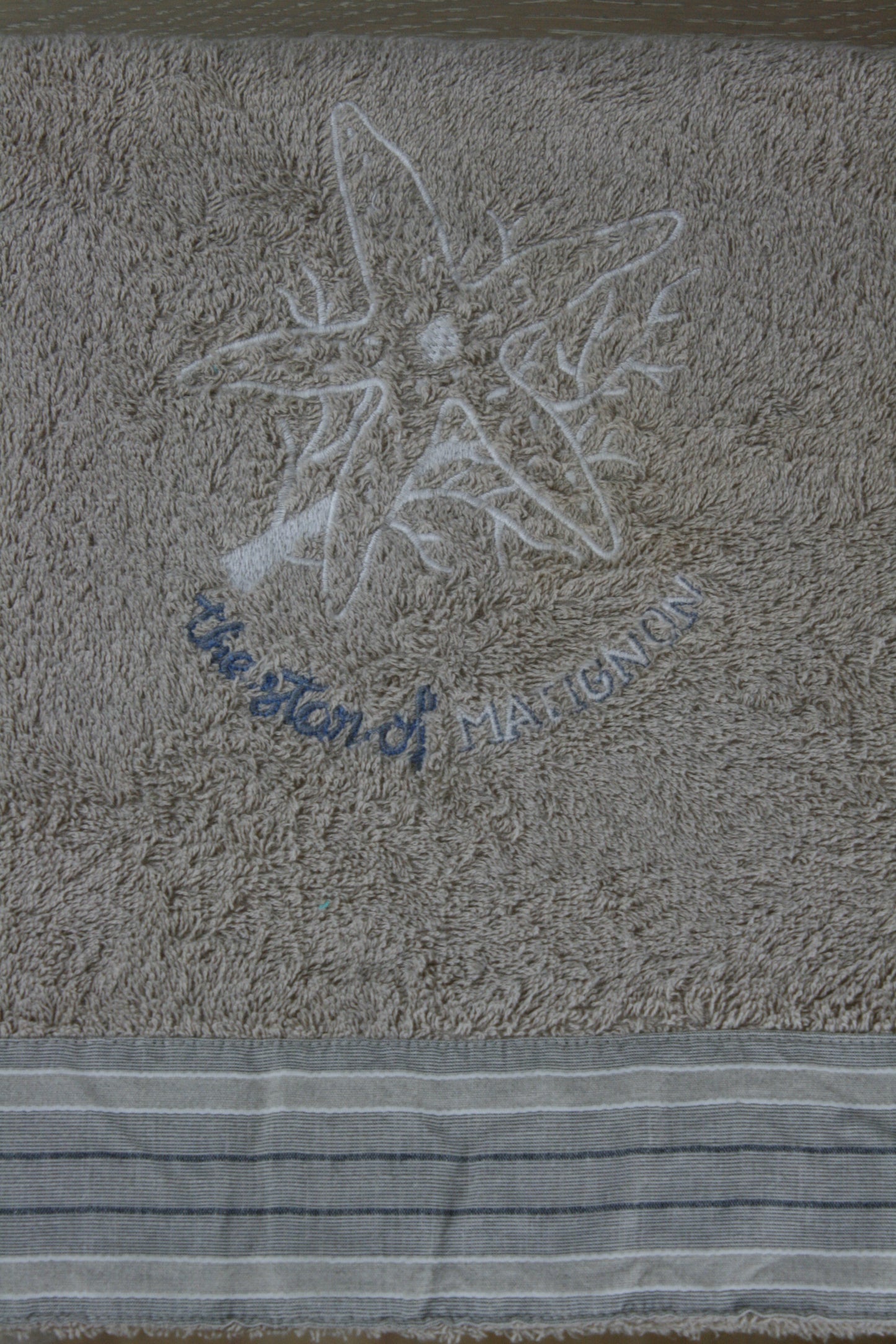 Lote 9 toallas + bordado combinación 5 colores